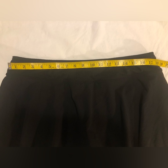 Prince black two layer tennis skirt, XL - Picture 4 of 12